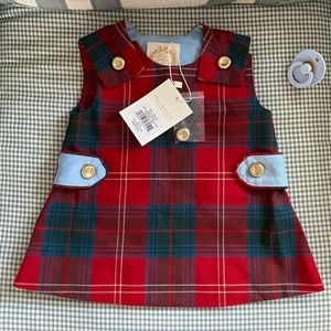 TBBC Janie Jumper Middleton Place Plaid Barrington Holiday Corduroy